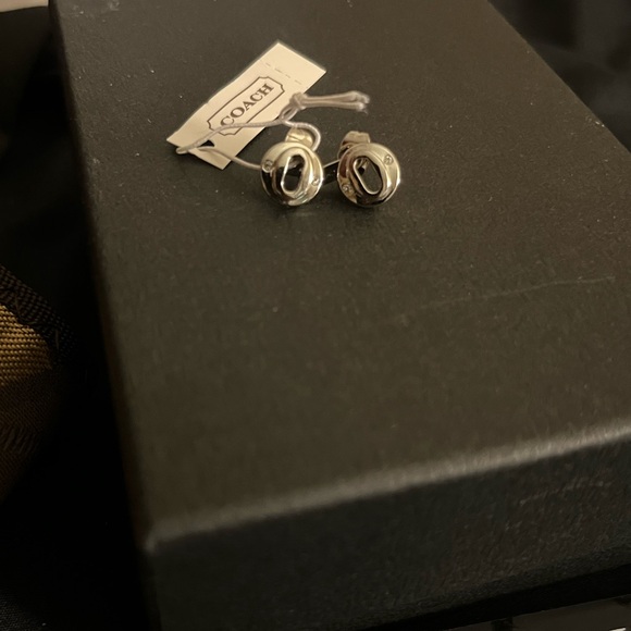 Coach Silver earrings - Picture 1 of 4